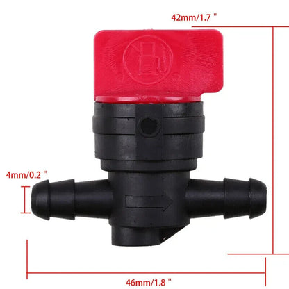 1/4" Inline Straight Fuel Gasoline Shut-Off Valve Petcock Generator Small Engine