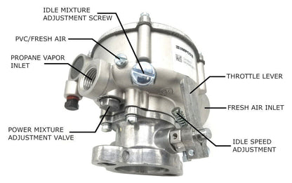 Propane Conversion Kit 2-7/8" Center to Center 100hp Upgrade Zenith Algas JS Vaporizer