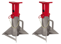 Jack Support Stands 6.5 Ton 13,000lbs 9 Ton 18,000lbs Capacity Industrial