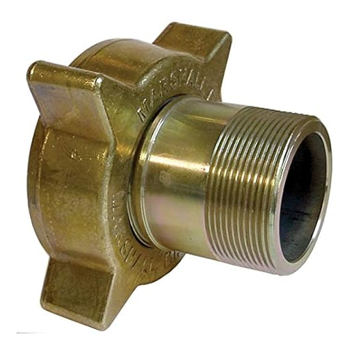 Female 3-1/4" Acme Propane Connection To Male 2" NPT Mpt Pipe Thread Lpg ME130