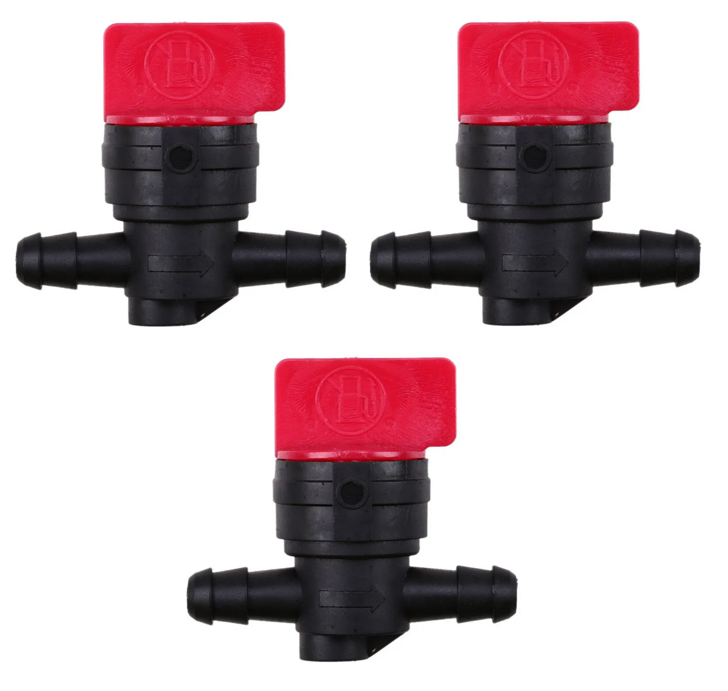 1/4" Inline Straight Fuel Gasoline Shut-Off Valve Petcock Generator Small Engine