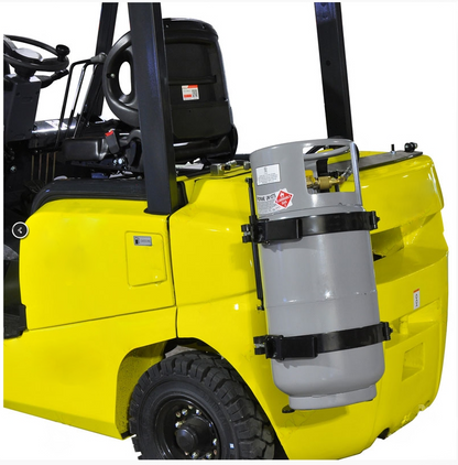 Swing Out and Down Horizontal 8 Gallon 33.5lb Forklift Propane Tank bracket LPG