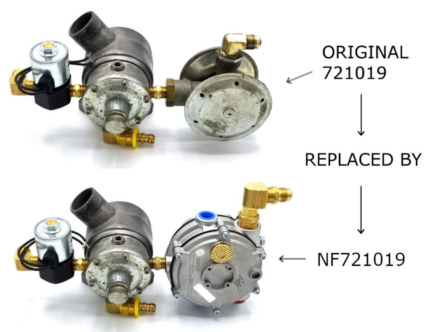 Clark 721019 J&S Model 600 Secondary Regulator Replacement LPG Impco JS600 New Version