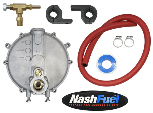Generic Natural Gas Upgrade Kit for Most Single Cylinder Dual Fuel Generators with Adjustable Load Block