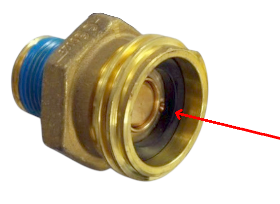 Rubber O-ring Replacement 1-3/4" ACME Propane Repair Stop Leak Pack Flat Washer