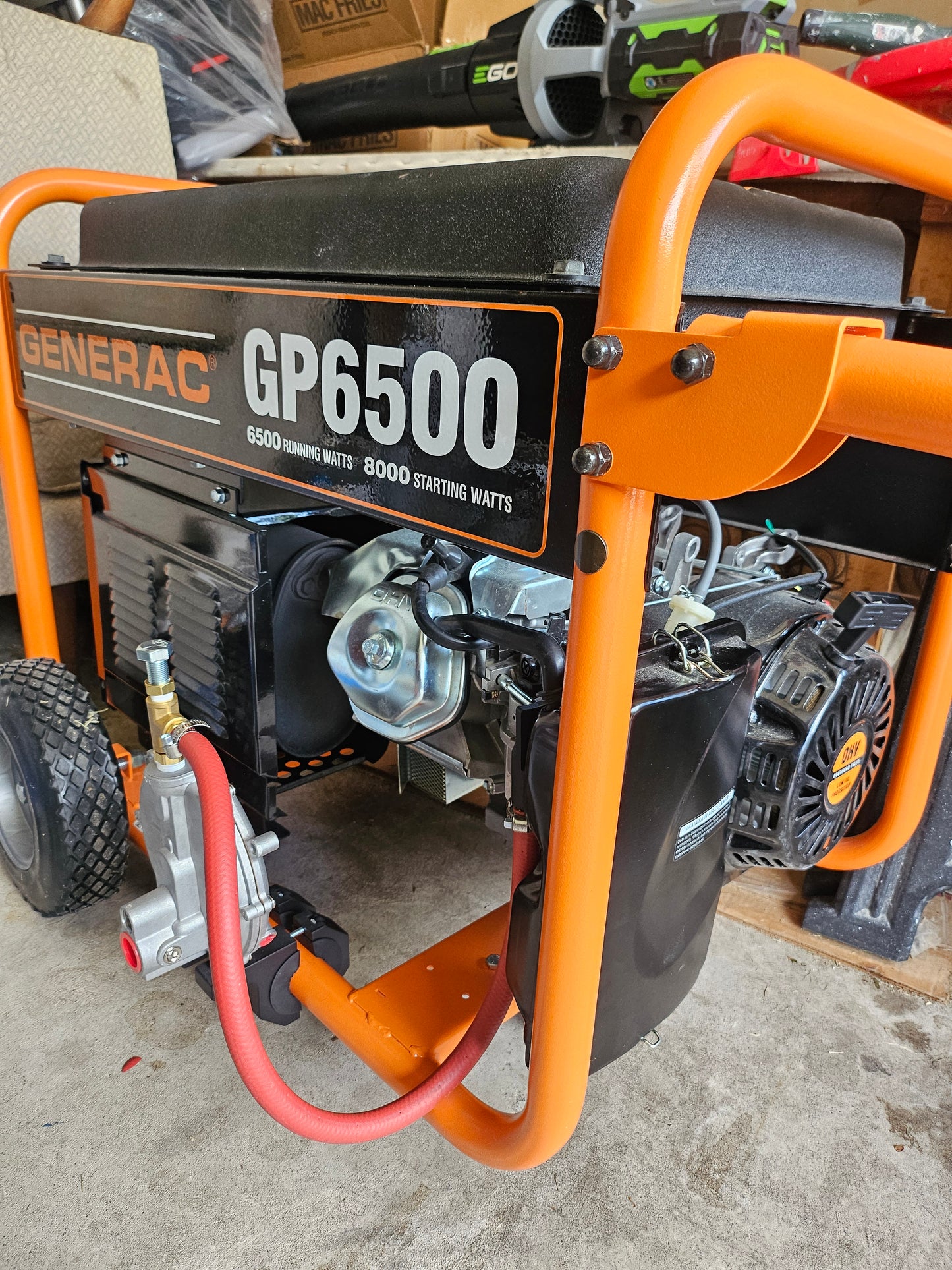 Low Pressure Propane or Natural Gas Conversion Kit Generac GP6500 GP6500E Generator Dual Fuel Bar Clamps