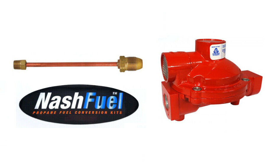 1st First Stage Propane Regulator Tank Cylinder 10psi Pigtail Red 984HP Supply