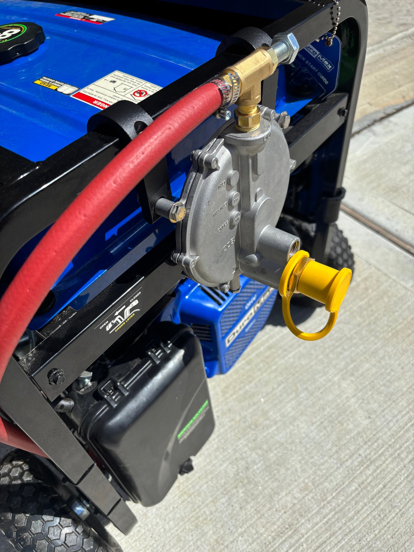 Natural Gas Conversion Kit Duromax XP13000E or XP13000EH 500cc Generator Dual Fuel