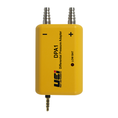 UEI Digital Water Monometer Smart Phone Adaptor Hose Propane WC Pressure Flow