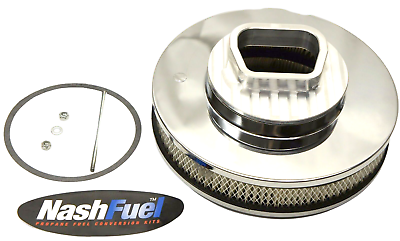 Adapter & Air Cleaner Filter Kit For Toyota 22r 22 R Carburetor 5-1/8