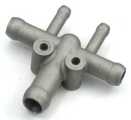 1/2" barb to 3/8" barb branch tree for larger dual fuel generator