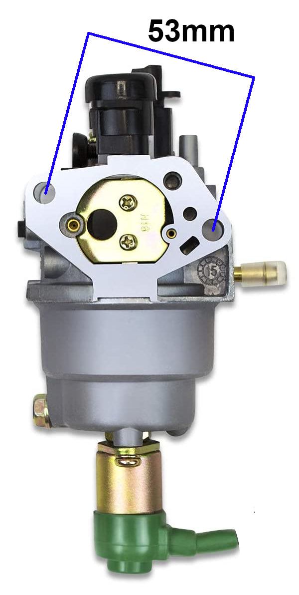 Propane Natural Gas Generator 10.7hp 11.7hp 13hp 53mm Center to Center Carburetor 188F