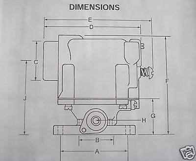 IMPCO LPG PROPANE CARBURETOR MIXER CA50 CA55  CA55-66