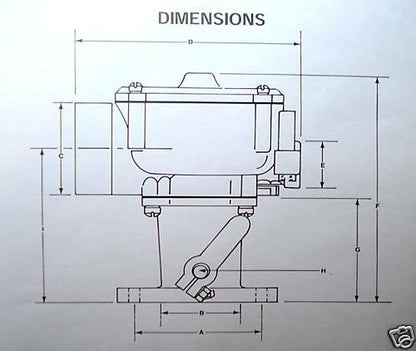 IMPCO LPG PROPANE CARBURETOR MIXER CA100 CA100-64