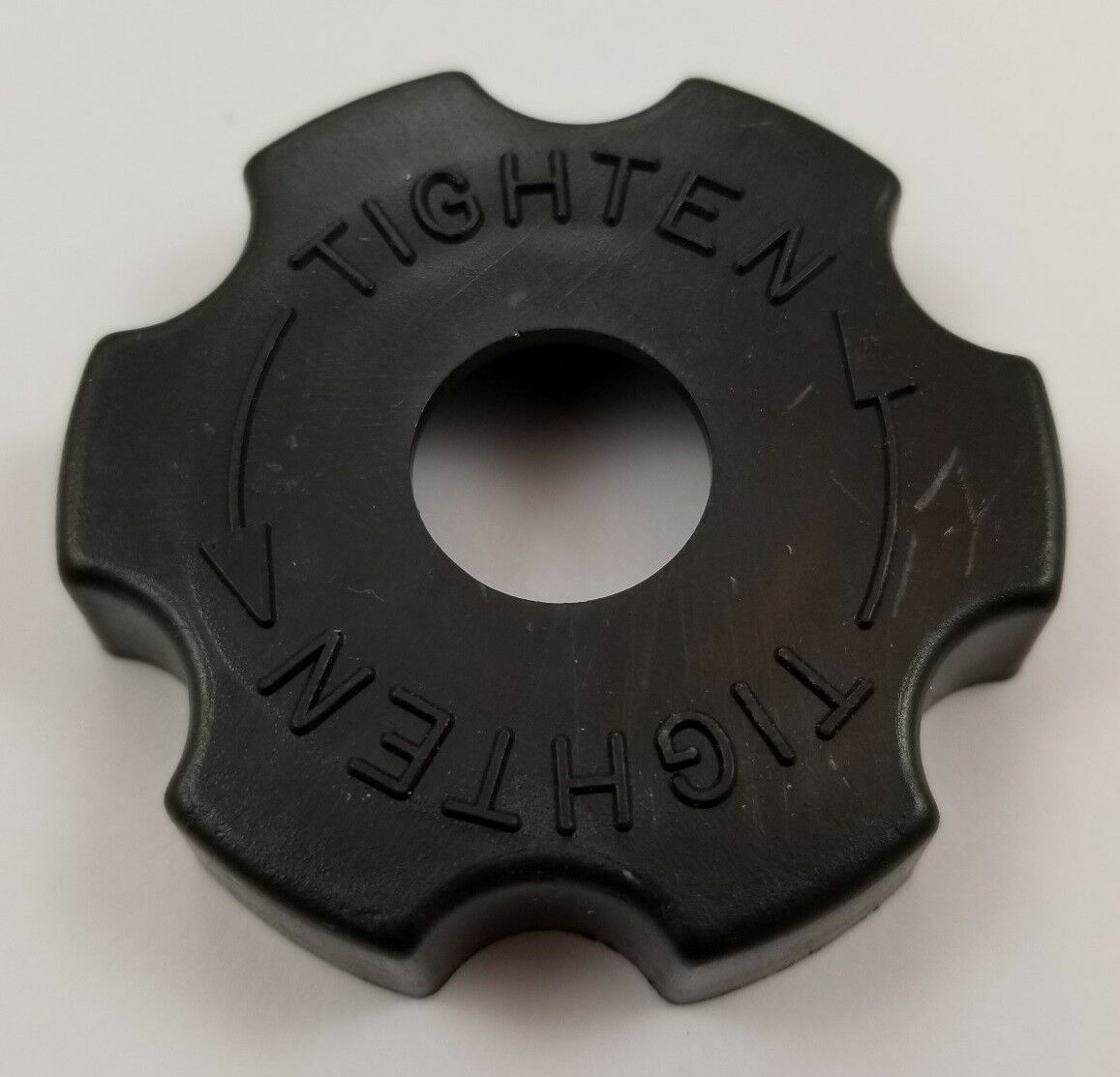 HAND TIGHTEN PLASTIC HAND WHEEL FOR PROPANE CGA-510 POL FITTING 7/8" HEX
