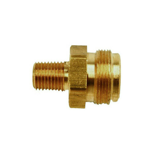 1/4" MALE NPT PIPE THREAD TO MALE 1"-20 1LB PROPANE TANK GAS TORCH BURNER LPG