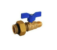 1/2" SAE Flare X 1/2" FPT Gas Ball Valve Propane Natural Dielectric Union 600PSI