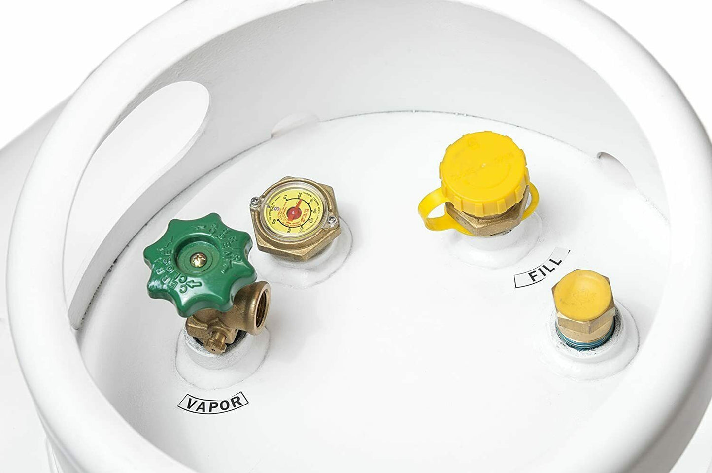 Complete 420lb Propane Tank Rebuild Repair Kit Service Valve Relief Fill Gauge