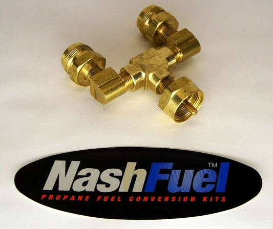 CONNECT TWO APPLIANCES TO ONE 1LB PROPANE TANK GRILL HEATER STOVE BBQ ACCESSORY