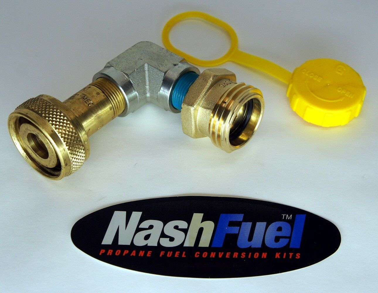 90 DEGREE PROPANE FILL FILLER VALVE EXTENSION ADAPTER 1 3/4" ACME MOTORHOME RV ME574EXT