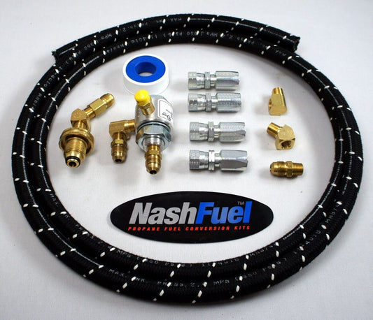 TANK TO REGULATOR PROPANE HOSE SUPPLY KIT AUTOGAS POL LPG LIQUID VAPOR 12FT