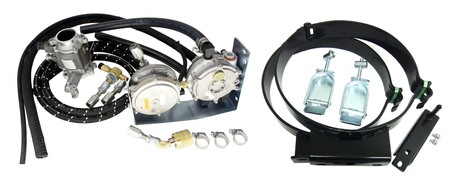 Complete Aftermarket Conversion Gasoline - Propane Kit Toyota 7FGU25 Forklift 4Y