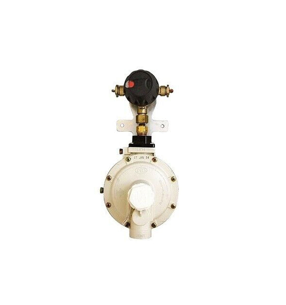 Automatic Changeover Propane Regulator 1/4" Inverted Flare To 1/2" FPT 2psi