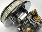 Adapter & Air Cleaner Filter Kit For Toyota 22r 22 R Carburetor 5-1/8
