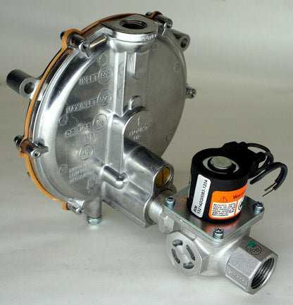KN LOW PRESSURE PROPANE NATURAL GAS LPG REGULATOR 039-122 12V LOCK OFF DC 50046