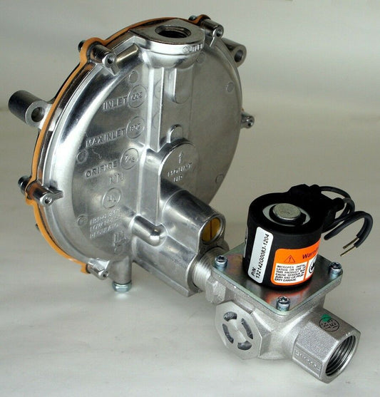 KN LOW PRESSURE PROPANE NATURAL GAS LPG REGULATOR 039-122 12V LOCK OFF DC 50046