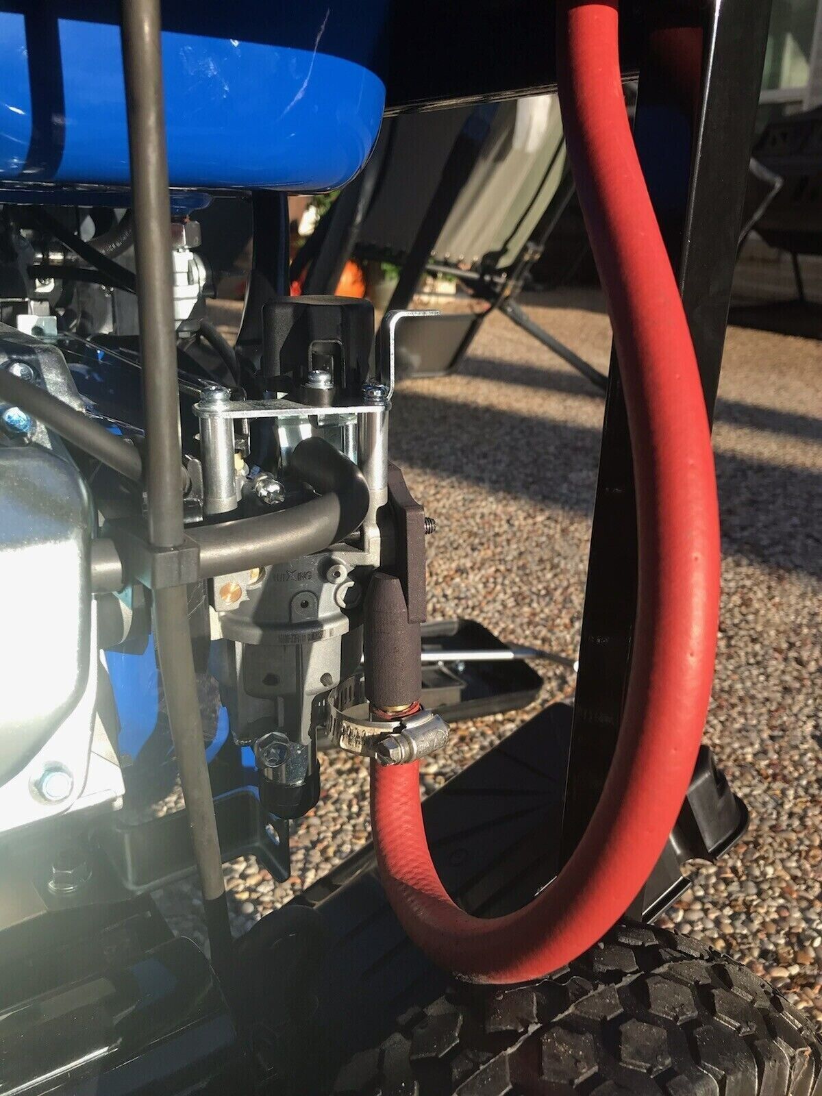 Propane Natural Gas Conversion Generator Duromax XP5500E Ball Valve