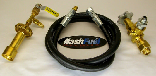 3/4" NGT MALE TO 1-5/16" ACME LIQUID PROPANE TRANSFER KIT TANK GRILL FILLER FILL