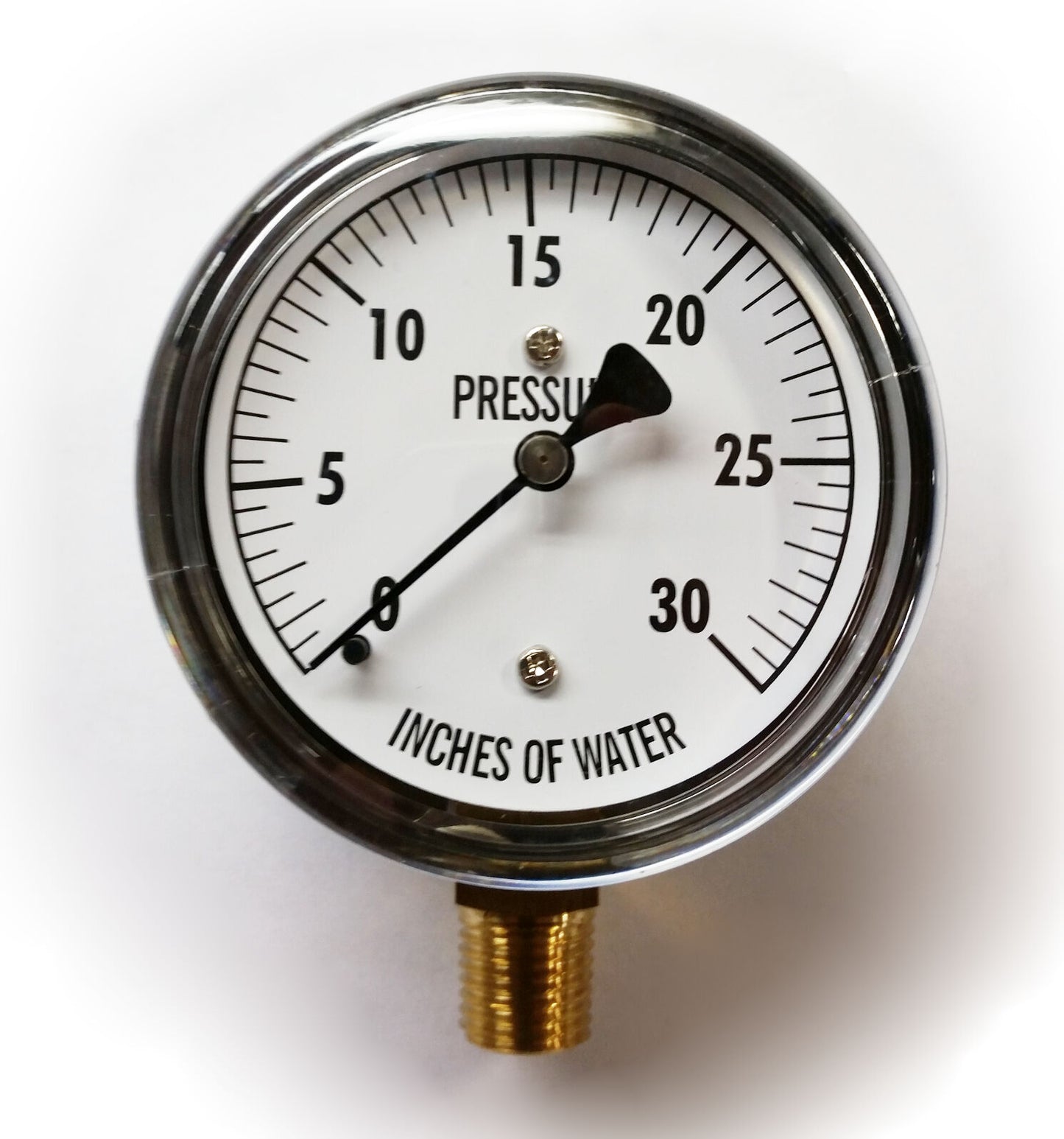 LOW PRESSURE WATER COLUMN GAUGE 0-30" WC PROPANE NATURAL GAS 1/4" NPT 1 PSI