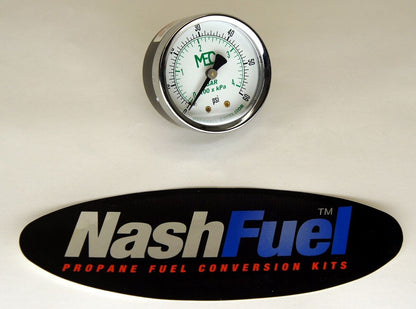 MARSHALL EXCELSIOR HIGH PRESSURE GAUGE DIAL 0-60 PSI PROPANE AIR NPT COMPRESSOR