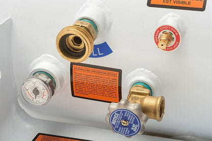 Horizontal RV Motorhome Permanent Frame Mount Propane Tank 20.3 Gallon 16x27 LPG