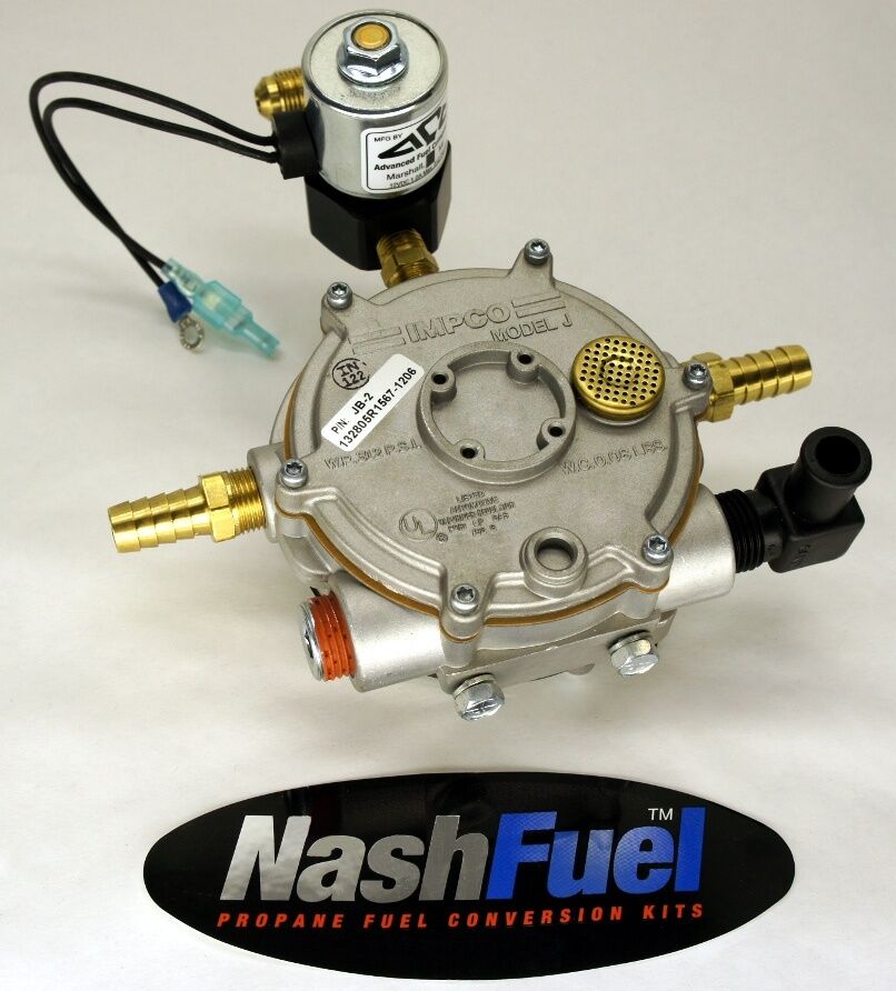 Propane Jb-2 Regulator 12v Lockoff Fittings Lock Off 12v Vaporizer Solenoid Kit