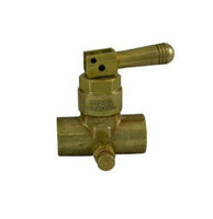 ME791DJ 1/2 FPT x 1/2 FPT Brass Quick acting hose end toggle valve with bleeder