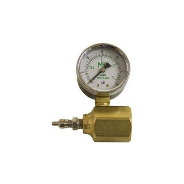 Propane Pressure Test Tools Tap NPT FPT POL Test Block Gauge Schrader Valve LPG