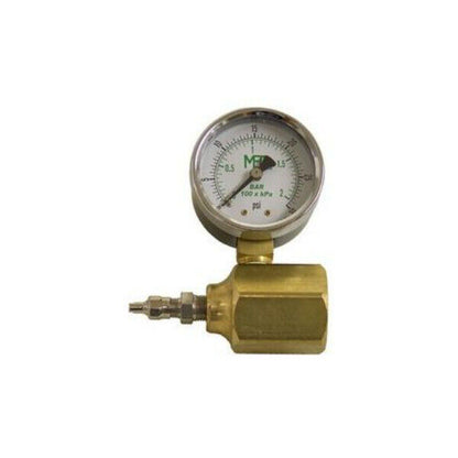 Propane Pressure Test Tools Tap NPT FPT POL Test Block Gauge Schrader Valve LPG