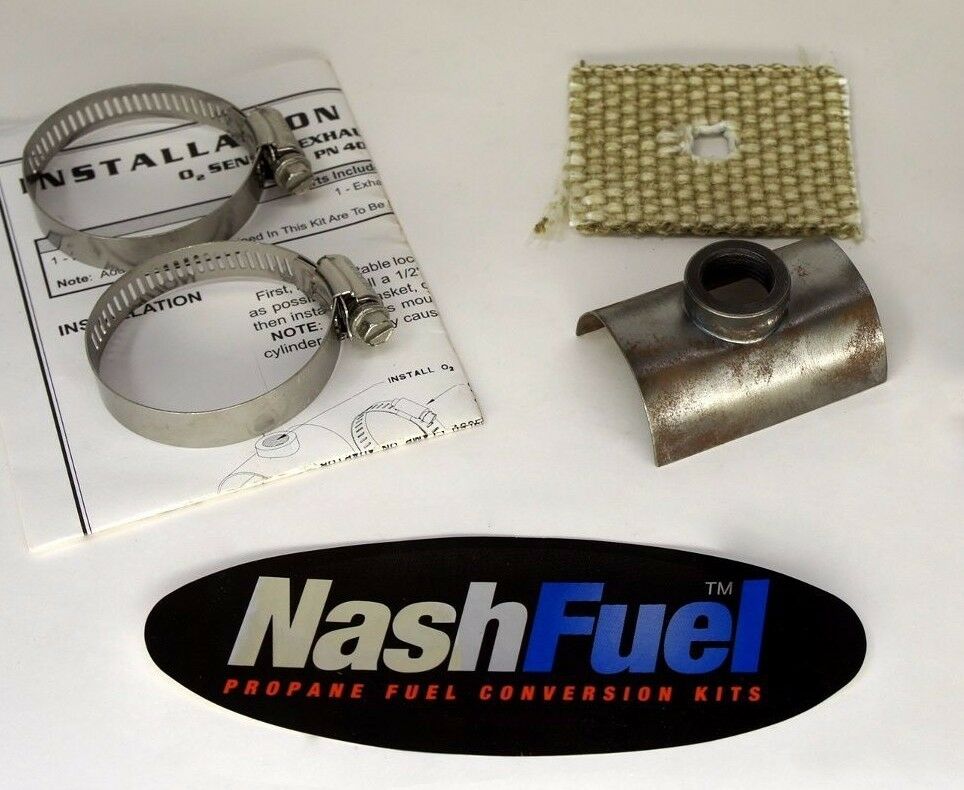 4047K O2 OXYGEN SENSOR MOUNTING ADAPTER KIT AIR FUEL RATIO WELD CLAMP EXHAUST