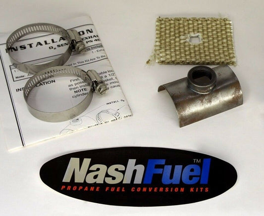 4047K O2 OXYGEN SENSOR MOUNTING ADAPTER KIT AIR FUEL RATIO WELD CLAMP EXHAUST