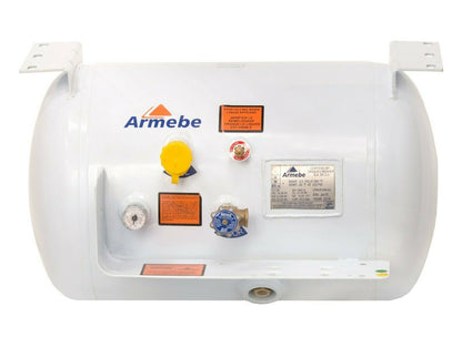 Horizontal RV Motorhome Permanent Frame Mount Propane Tank 20.3 Gallon 16x27 LPG