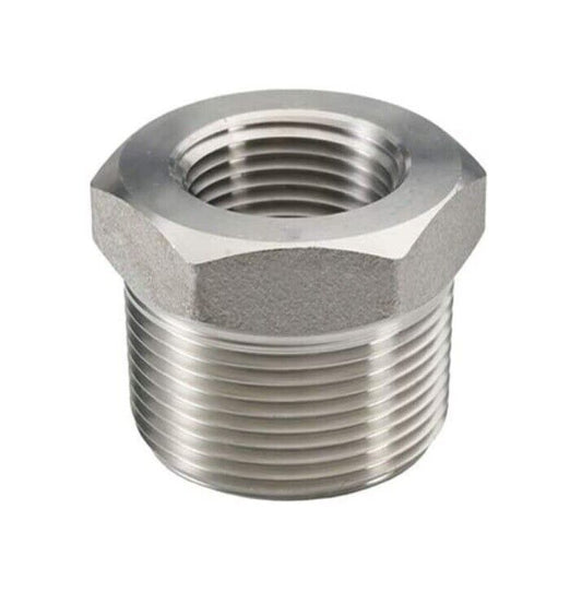 Male NPT Female NPT Steel Fitting Bushing 1/8" 1/4" 3/8" 1/2" 3/4" 1"