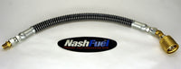 2FT CRIMPED LIQUID PROPANE HOSE ASSEMBLY SPIRAL GUARD TANK CONNECTION 24" LPG