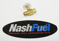 1/4" NPT Pipe Thread Adjustable Needle Valve Propane Natural Gas Torch Burner LP