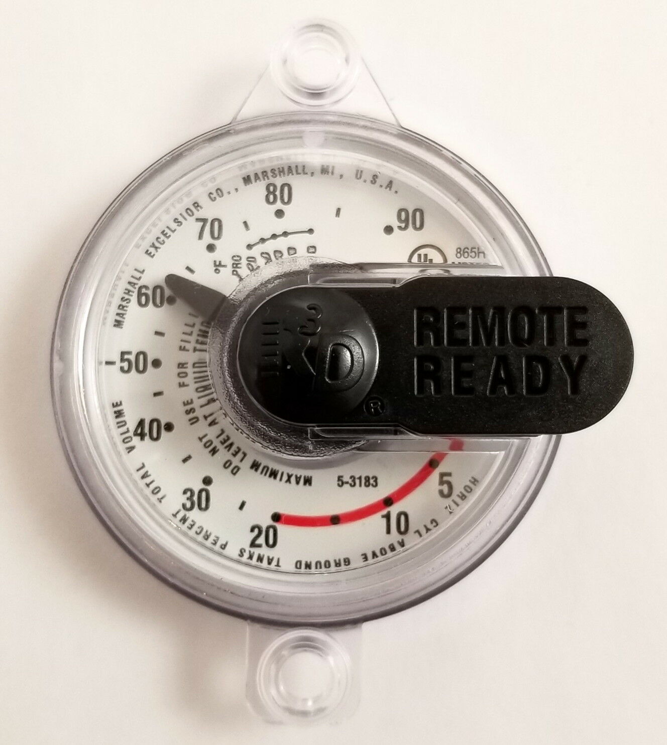 5909S02799 SCREW IN PROPANE TANK SIGHT GAUGE DIAL FUEL REMOTE READY SENDER UNIT