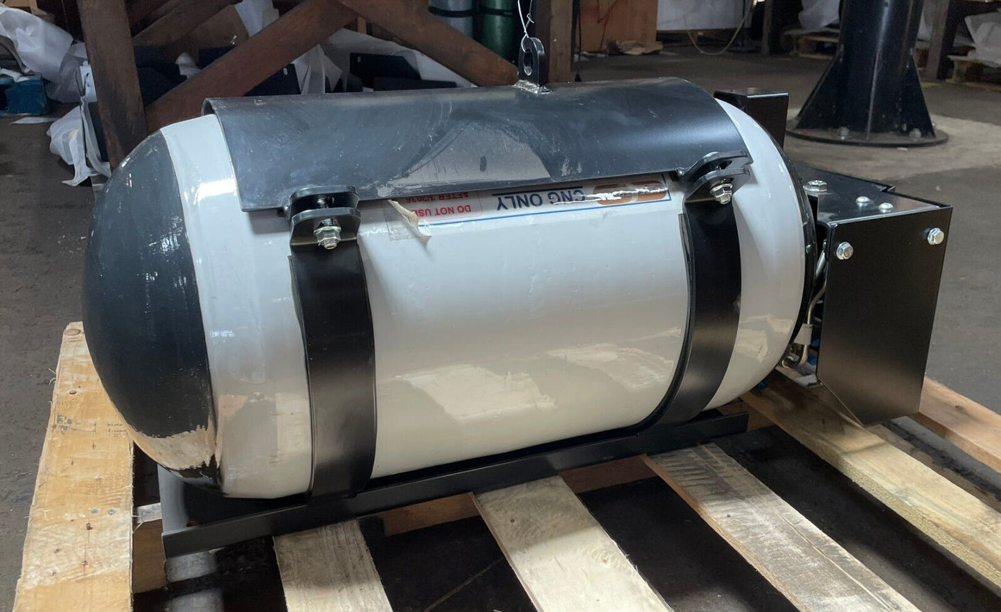 Type 2 II CNG Tank Cylinder Compressed Natural 57L 3600 PSI. NGV1 12V SOLENOID