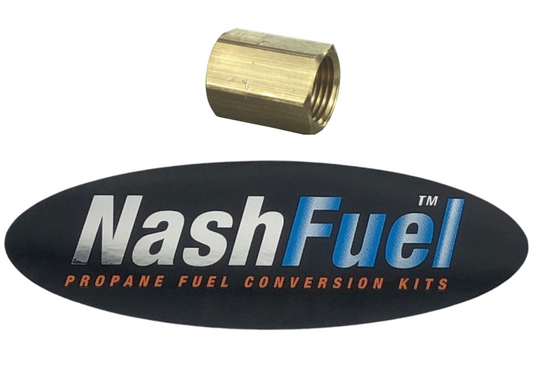 Female 3/4" Npt To Female 3/4" Npt Straight Pipe Propane Natural Gas Fitting Lpg