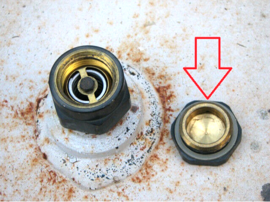 Brass Plug Cap for 7572FC 7580FC 3/4" NGT Wet Leg CAP ONLY 8594-2A