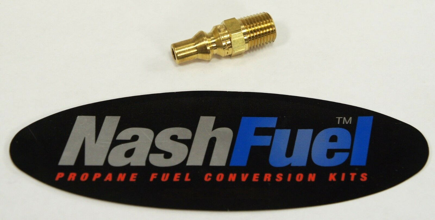 WEBER STYLE PROPANE GRILL TANK QUICK CONNECT MALE REPLACEMENT 1/4" NPT PIPE LPG